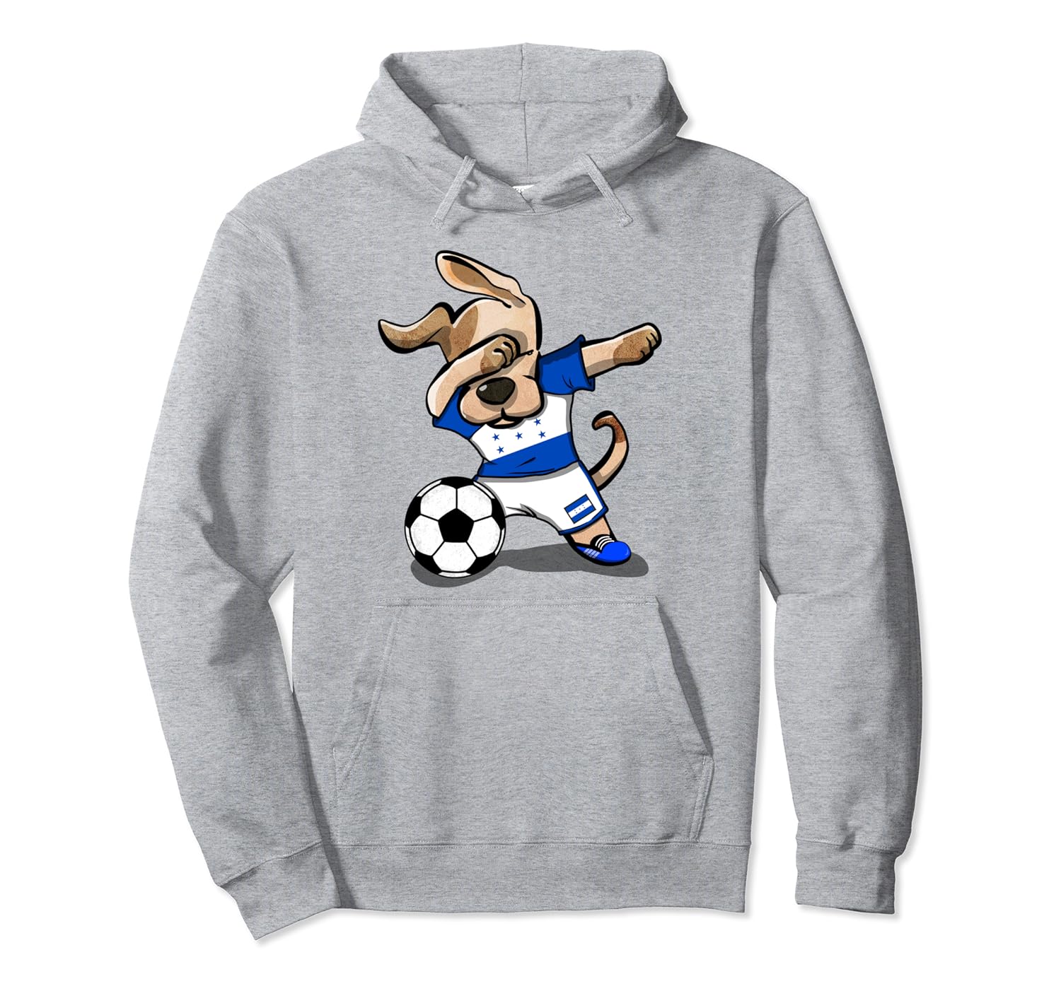 Dabbing Dog Honduras Soccer Jersey Honduran Football Team Pullover Hoodie 